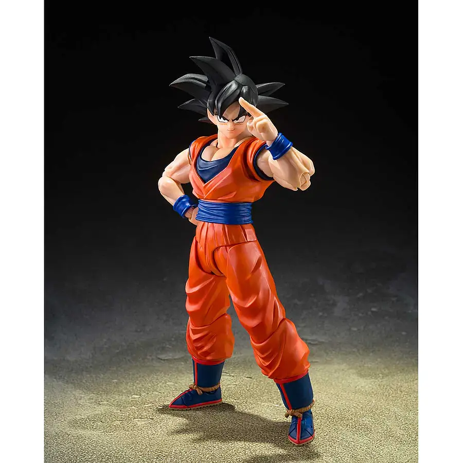 S.H.FIGUARTS SON GOKU〈THE KIND-HEARTED SAIYAN〉DRAGON BALL Z (God Aura) (USA Ver.) 3