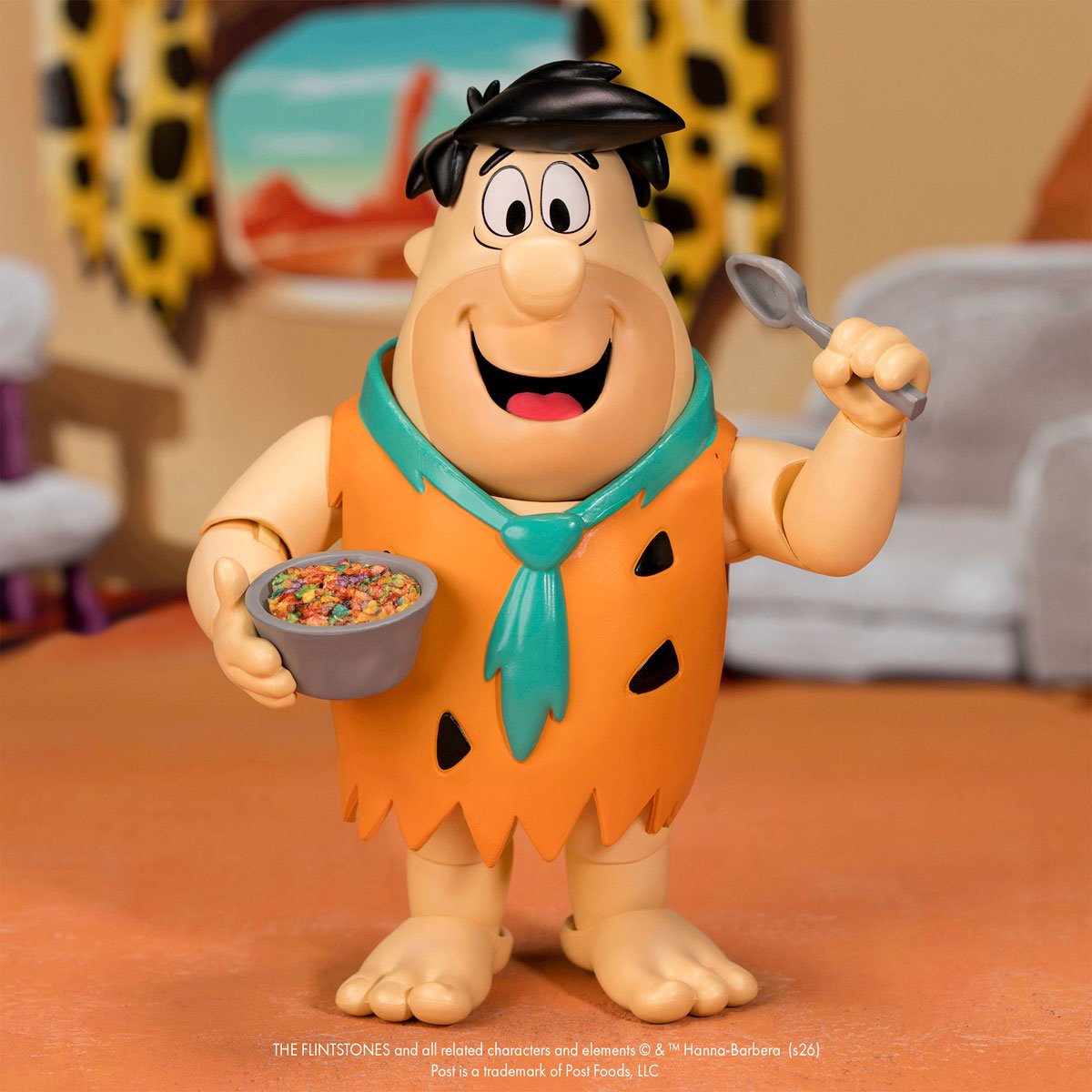 Fruity Pebbles Fred Flintstone 1:12 Action Figure