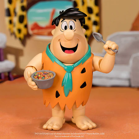 Fruity Pebbles Fred Flintstone 1:12 Action Figure
