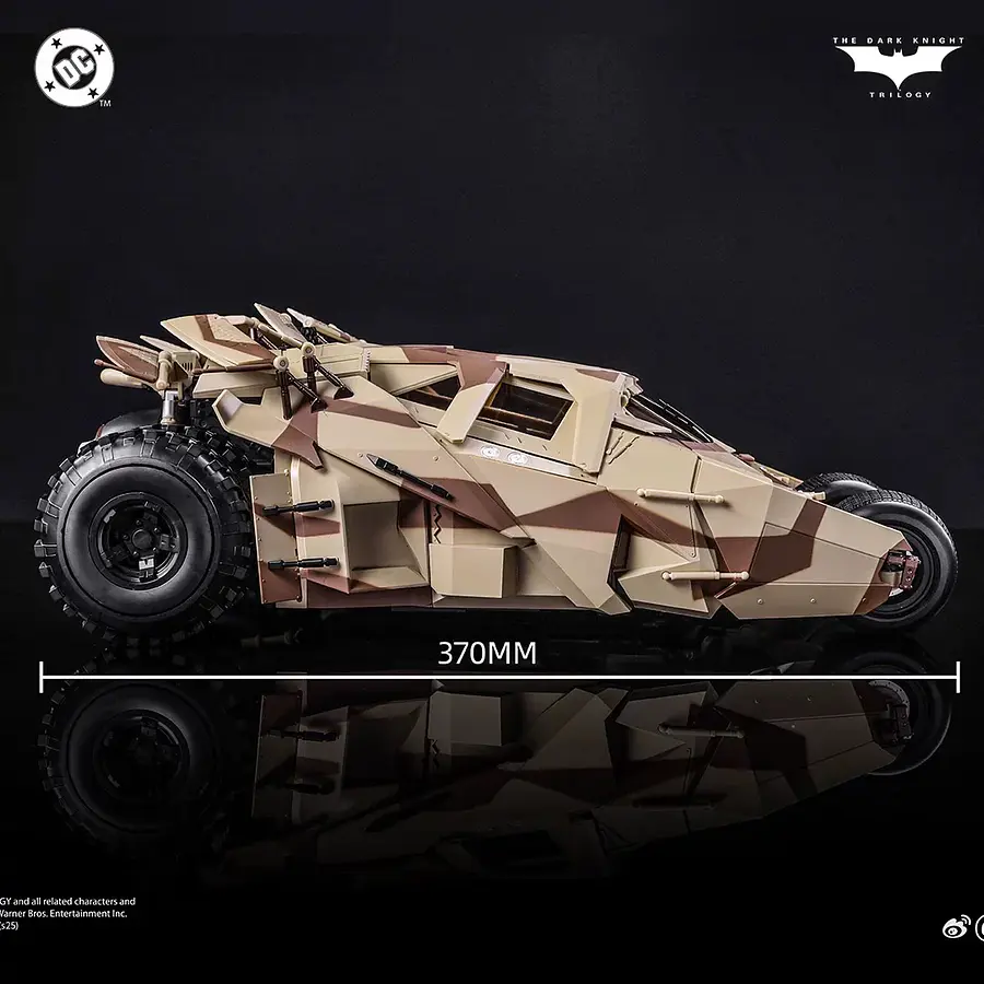 Modoking - Batman Batmobile Tumbler Camouflage 1/12 Scale Model Kit 4