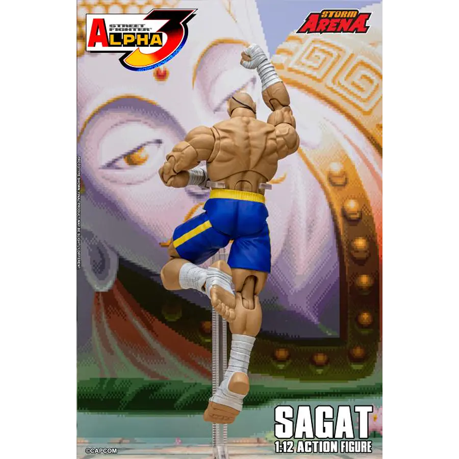 Street Fighter Alpha 3 Storm Arena Sagat 1/12 Scale Action Figure 17