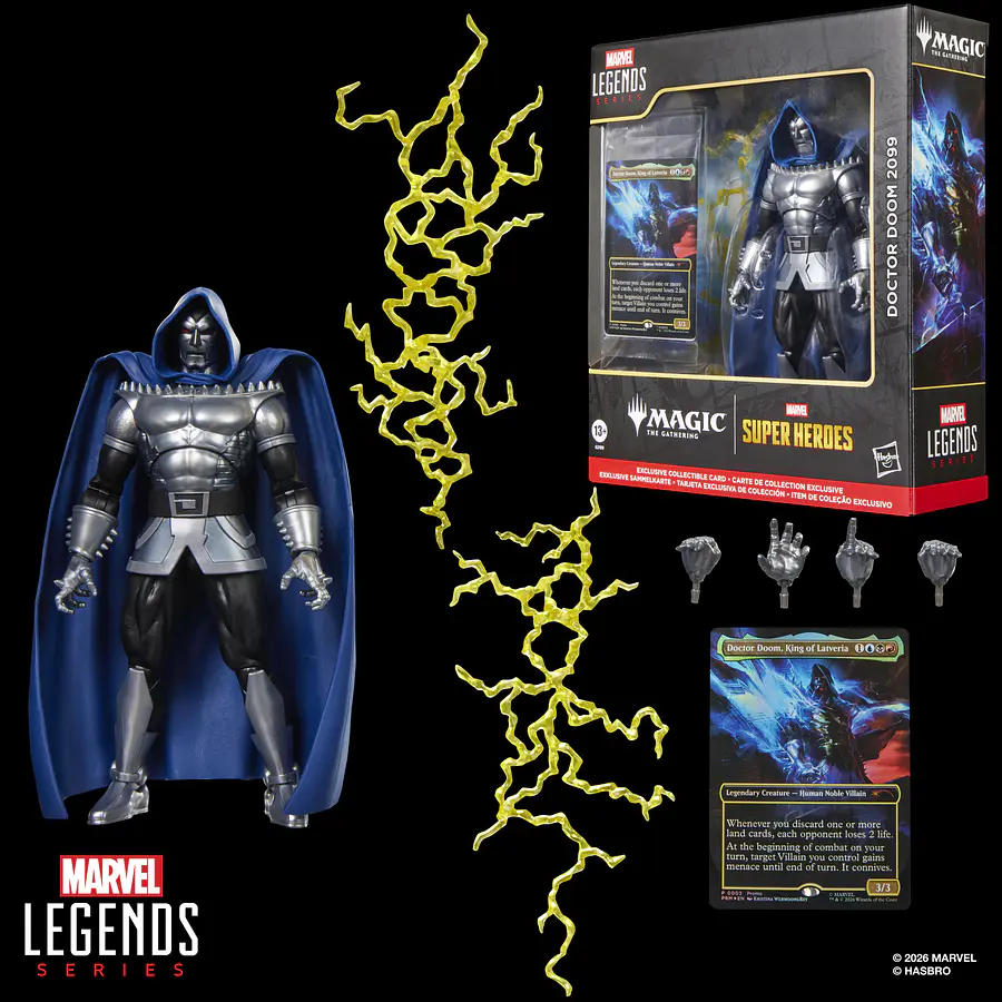 [Preventa Abierta] MARVEL LEGENDS SERIES MARVEL SUPER HEROES MAGIC: THE GATHERING DOOM 2099 3