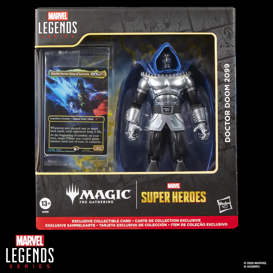 [Preventa Abierta] MARVEL LEGENDS SERIES MARVEL SUPER HEROES MAGIC: THE GATHERING DOOM 2099 1