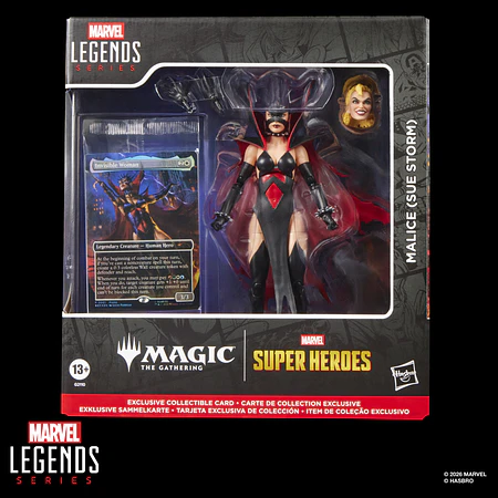 [Preventa Abierta] MARVEL LEGENDS SERIES MARVEL SUPER HEROES MAGIC: THE GATHERING MALICE (SUE STORM)