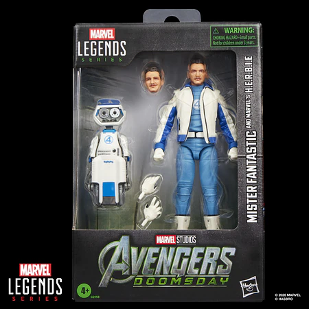 [Preventa Abierta] MARVEL LEGENDS SERIES MISTER FANTASTIC & MARVEL’S H.E.R.B.I.E., MARVEL STUDIOS’ AVENGERS: DOOMSDAY (Exclusive)