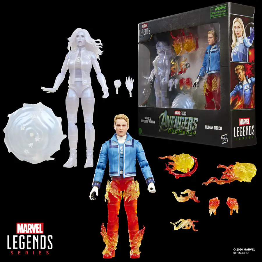 [Preventa Abierta] MARVEL LEGENDS SERIES MARVEL’S INVISIBLE WOMAN & HUMAN TORCH, MARVEL STUDIOS’ AVENGERS: DOOMSDAY (Exclusive) 2