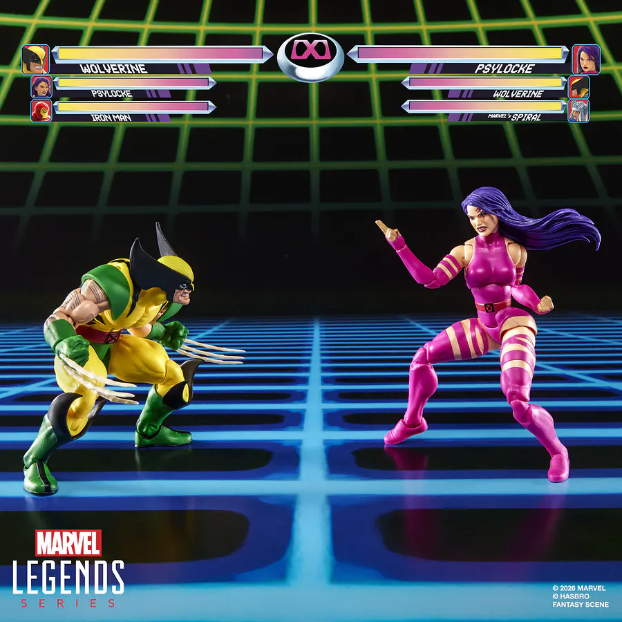 [Preventa Abierta] MARVEL LEGENDS SERIES MARVEL GAMES WOLVERINE VS PSYLOCKE 1