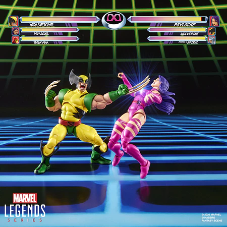 [Preventa Abierta] MARVEL LEGENDS SERIES MARVEL GAMES WOLVERINE VS PSYLOCKE