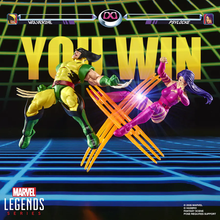 [Preventa Abierta] MARVEL LEGENDS SERIES MARVEL GAMES WOLVERINE VS PSYLOCKE 4
