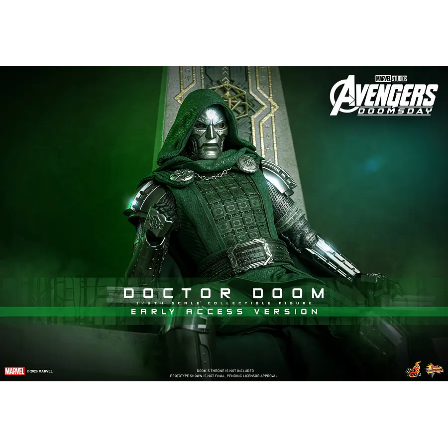 [Preventa Abierta] Avengers: Doomsday MMS906 Doctor Doom 1/6th Scale Collectible Figure Hot Toys Collectibles 3