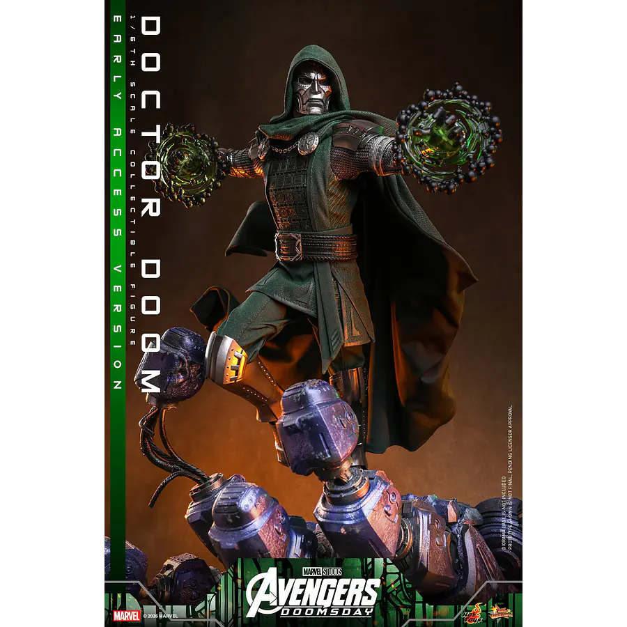 [Preventa Abierta] Avengers: Doomsday MMS906 Doctor Doom 1/6th Scale Collectible Figure Hot Toys Collectibles 9