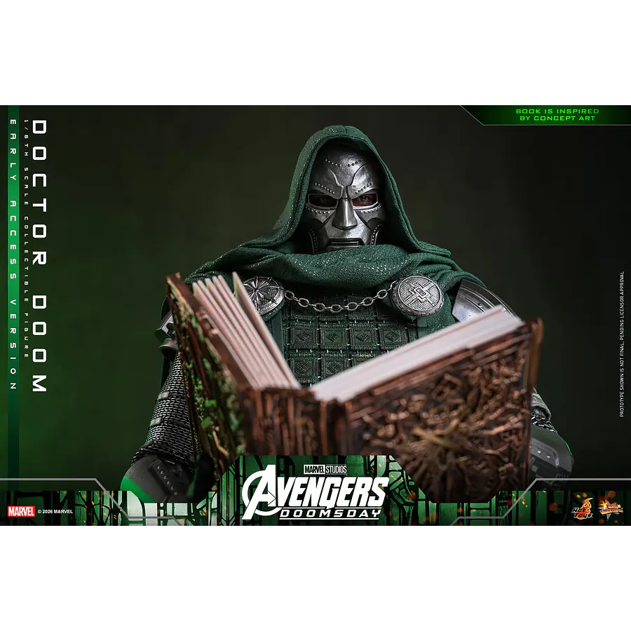 [Preventa Abierta] Avengers: Doomsday MMS906 Doctor Doom 1/6th Scale Collectible Figure Hot Toys Collectibles 12