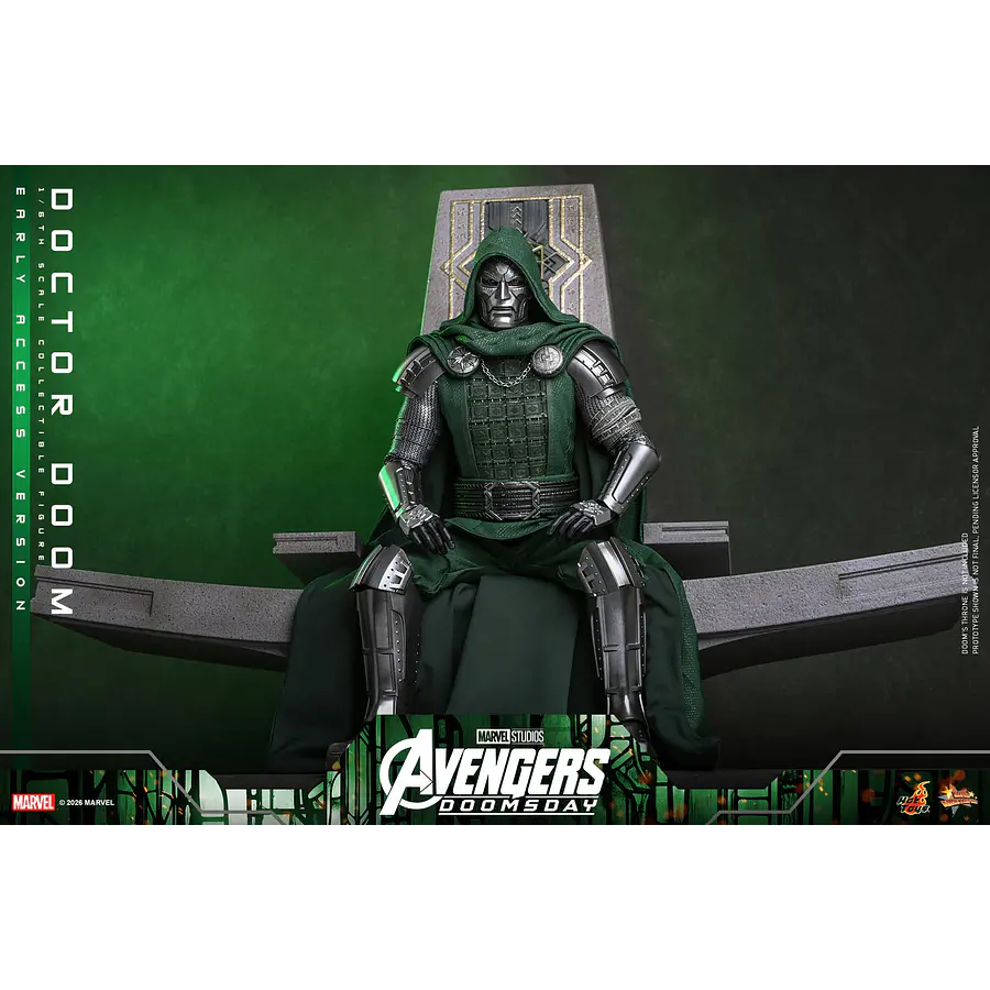 [Preventa Abierta] Avengers: Doomsday MMS906 Doctor Doom 1/6th Scale Collectible Figure Hot Toys Collectibles 15