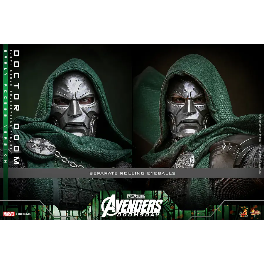 [Preventa Abierta] Avengers: Doomsday MMS906 Doctor Doom 1/6th Scale Collectible Figure Hot Toys Collectibles 19