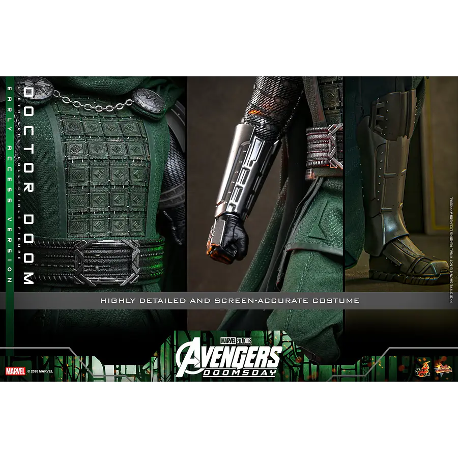 [Preventa Abierta] Avengers: Doomsday MMS906 Doctor Doom 1/6th Scale Collectible Figure Hot Toys Collectibles 20