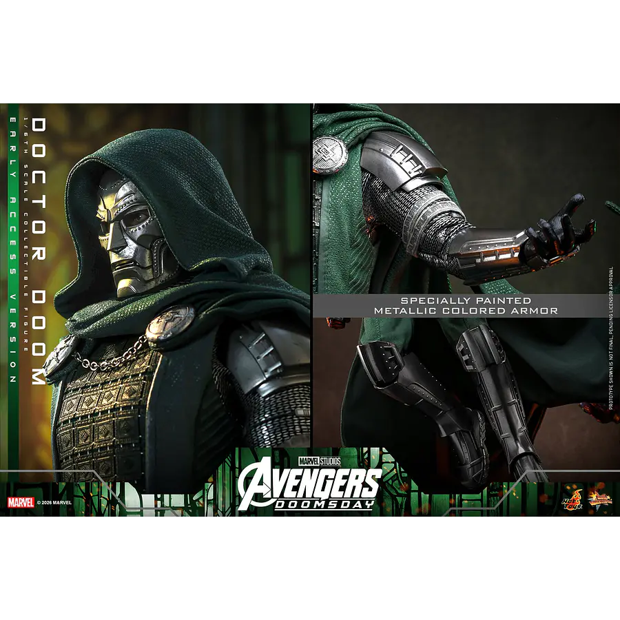 [Preventa Abierta] Avengers: Doomsday MMS906 Doctor Doom 1/6th Scale Collectible Figure Hot Toys Collectibles 21