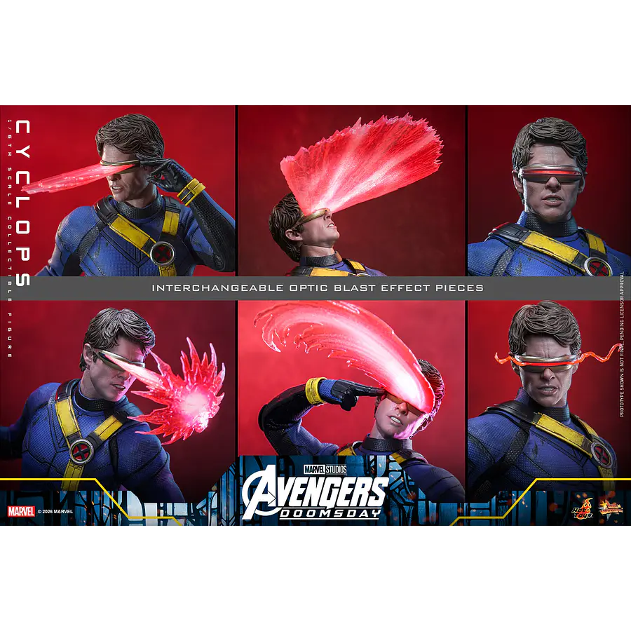 [Preventa Abierta] Avengers: Doomsday MM908 Cyclops 1/6th Scale Collectible Figure Hot Toys Collectibles 16