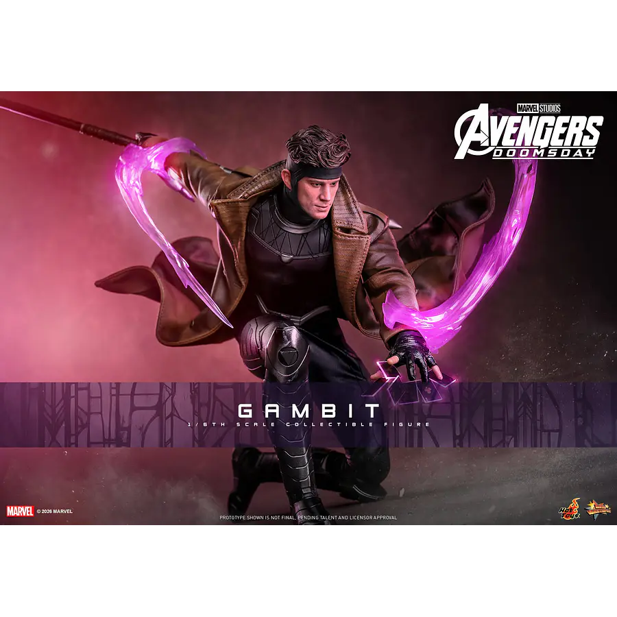 [Preventa Abierta] Avengers: Doomsday MMS910 Gambit 1/6th Scale Collectible Figure Hot Toys Collectibles 3