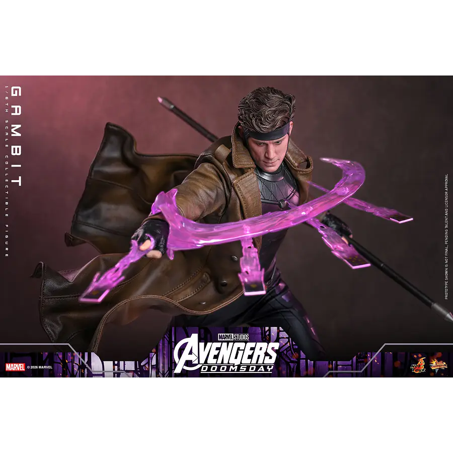 [Preventa Abierta] Avengers: Doomsday MMS910 Gambit 1/6th Scale Collectible Figure Hot Toys Collectibles 5
