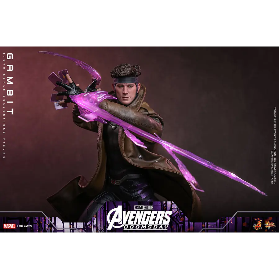 [Preventa Abierta] Avengers: Doomsday MMS910 Gambit 1/6th Scale Collectible Figure Hot Toys Collectibles 7