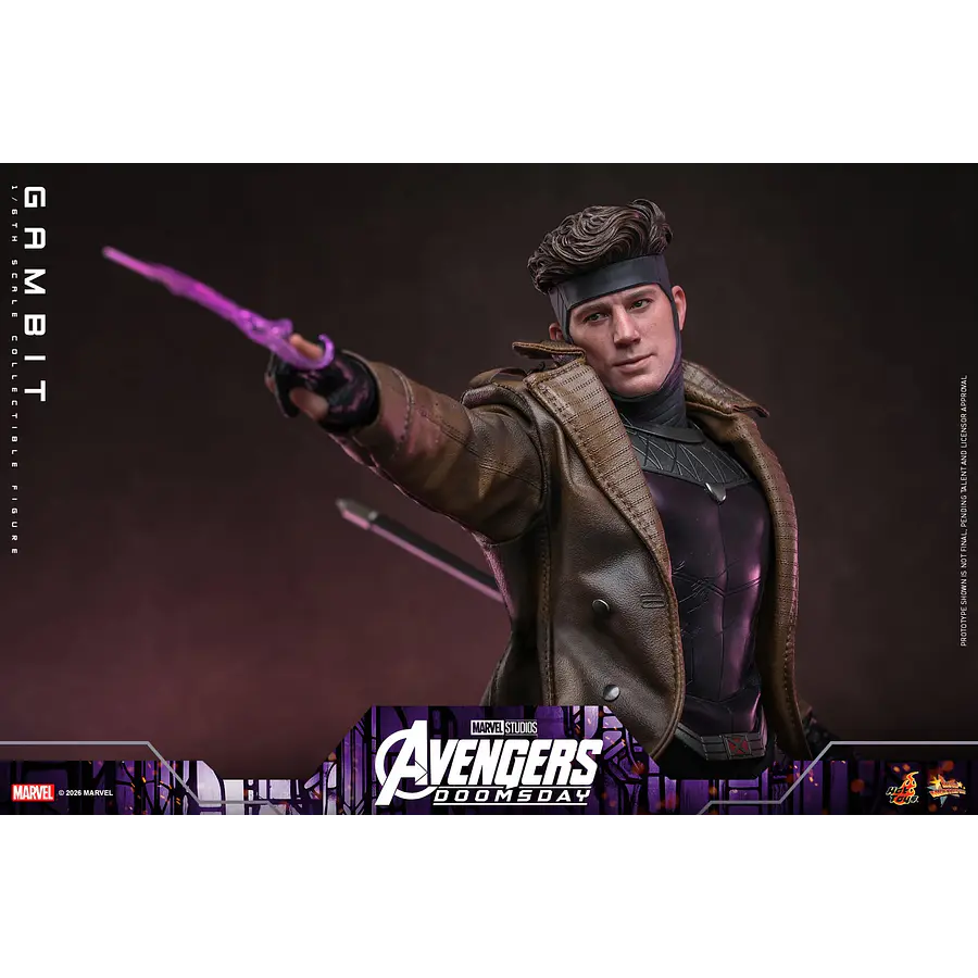 [Preventa Abierta] Avengers: Doomsday MMS910 Gambit 1/6th Scale Collectible Figure Hot Toys Collectibles 8
