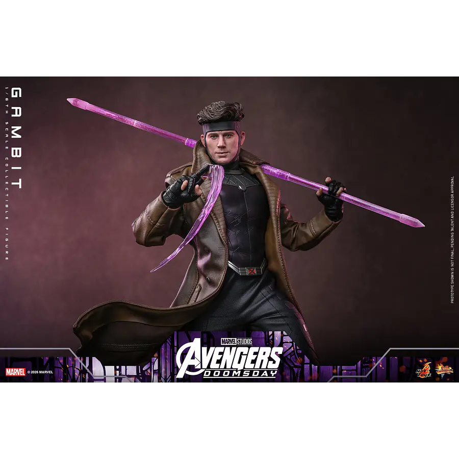 [Preventa Abierta] Avengers: Doomsday MMS910 Gambit 1/6th Scale Collectible Figure Hot Toys Collectibles 9