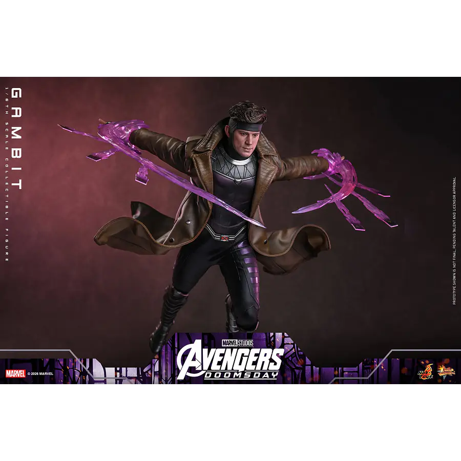 [Preventa Abierta] Avengers: Doomsday MMS910 Gambit 1/6th Scale Collectible Figure Hot Toys Collectibles 10