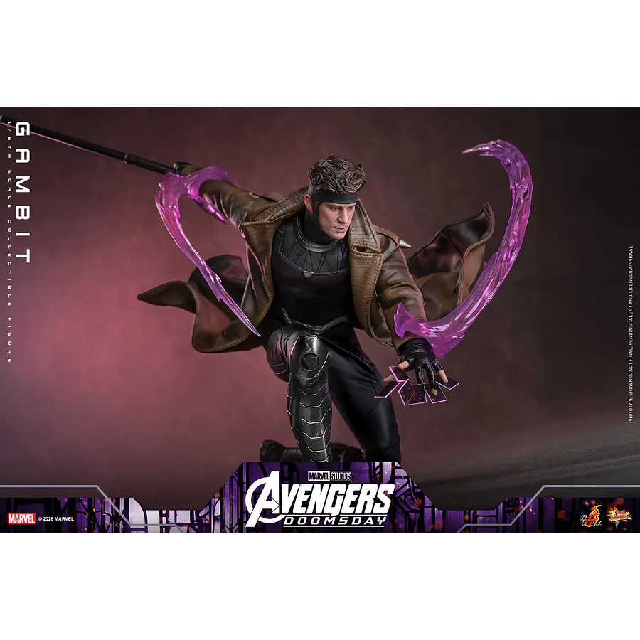 [Preventa Abierta] Avengers: Doomsday MMS910 Gambit 1/6th Scale Collectible Figure Hot Toys Collectibles 11