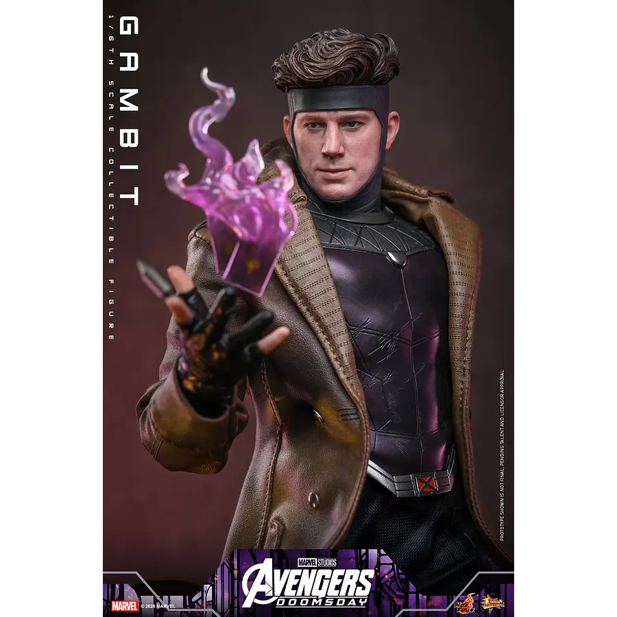 [Preventa Abierta] Avengers: Doomsday MMS910 Gambit 1/6th Scale Collectible Figure Hot Toys Collectibles 2