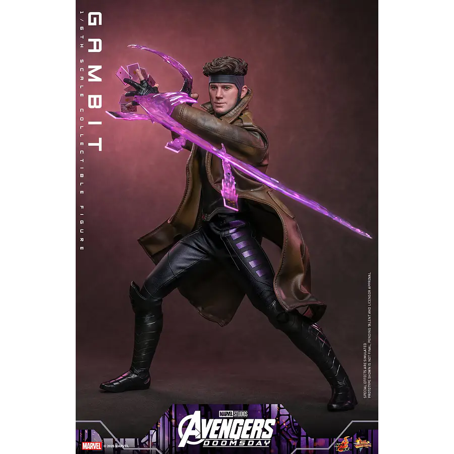 [Preventa Abierta] Avengers: Doomsday MMS910 Gambit 1/6th Scale Collectible Figure Hot Toys Collectibles 13