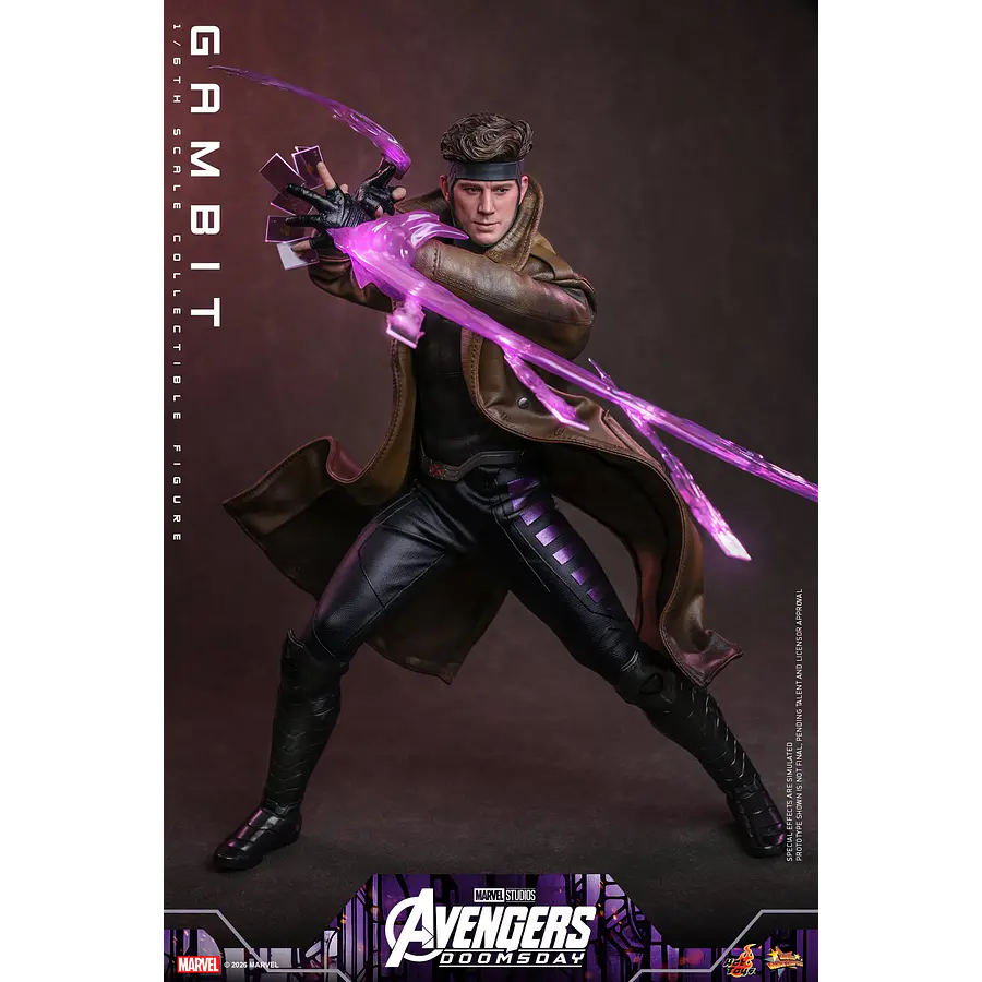 [Preventa Abierta] Avengers: Doomsday MMS910 Gambit 1/6th Scale Collectible Figure Hot Toys Collectibles 14