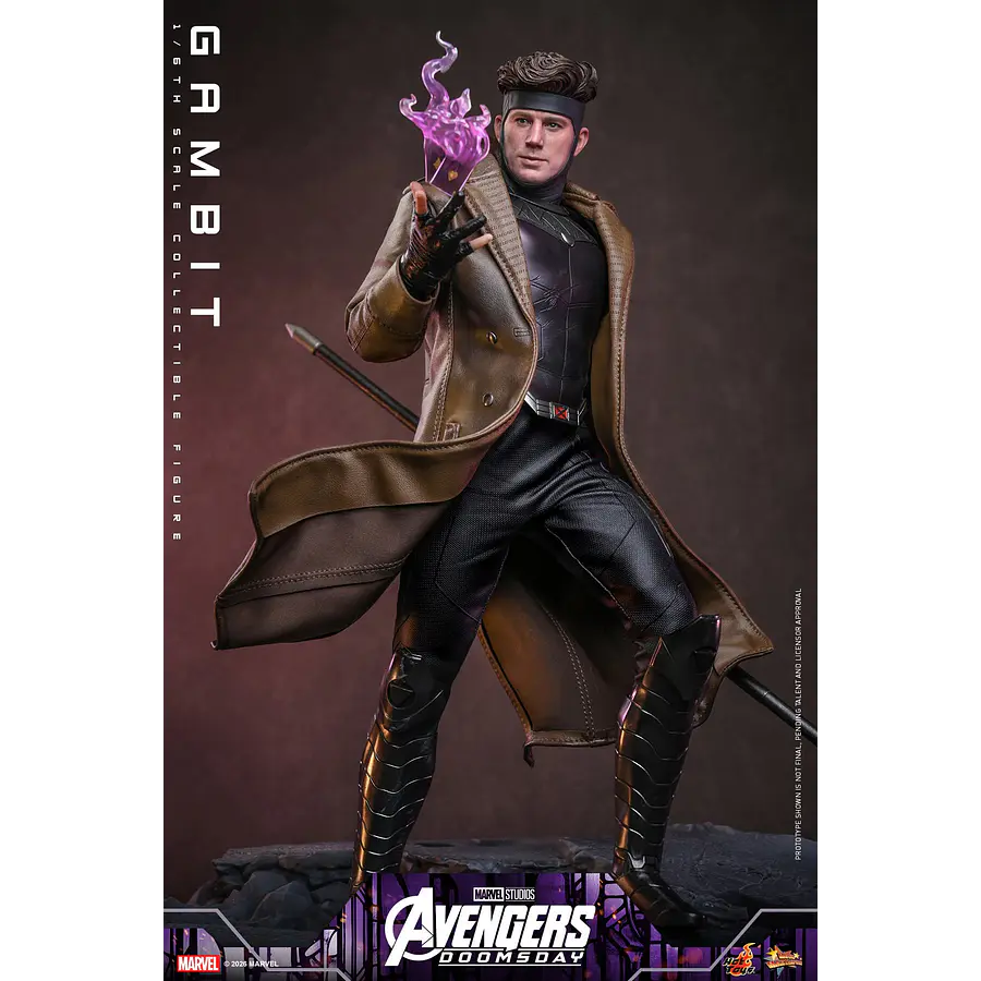 [Preventa Abierta] Avengers: Doomsday MMS910 Gambit 1/6th Scale Collectible Figure Hot Toys Collectibles 1