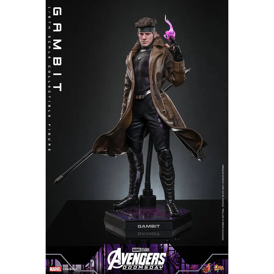 [Preventa Abierta] Avengers: Doomsday MMS910 Gambit 1/6th Scale Collectible Figure Hot Toys Collectibles 15