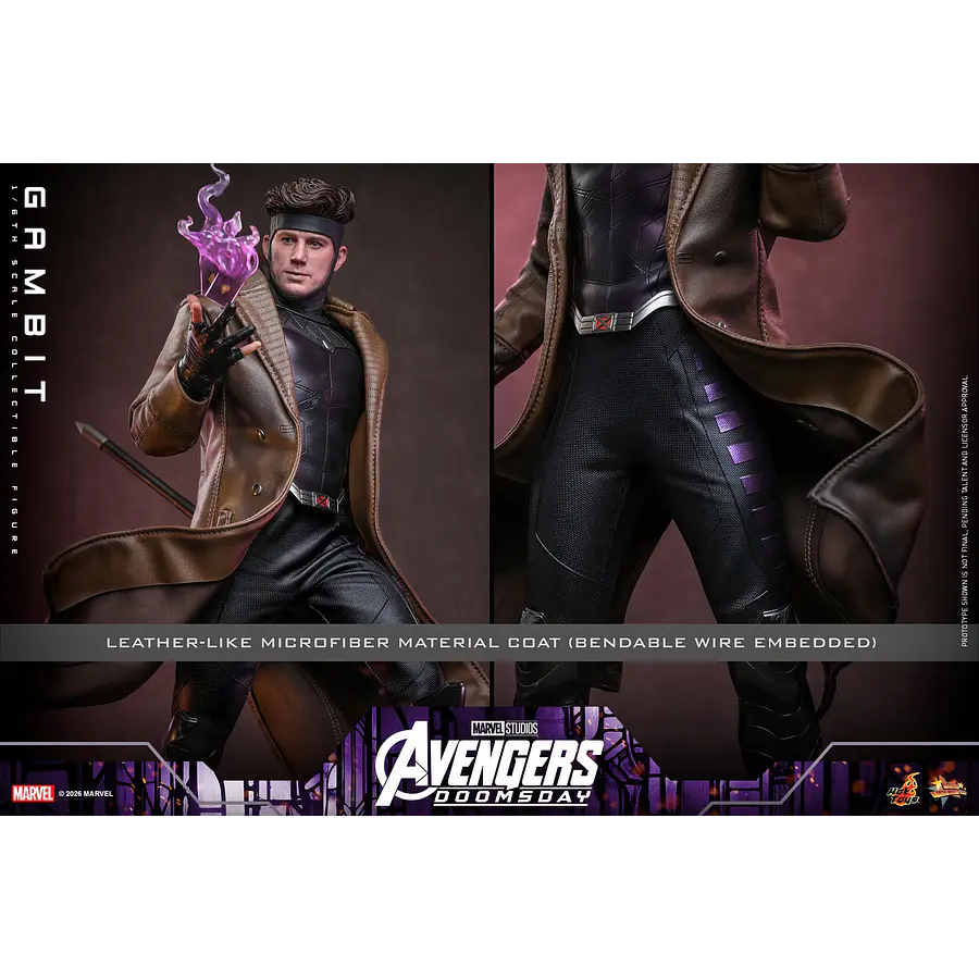 [Preventa Abierta] Avengers: Doomsday MMS910 Gambit 1/6th Scale Collectible Figure Hot Toys Collectibles 19