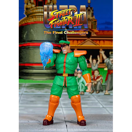 Ultra Street Fighter 2: The Final Challengers – M. Bison Deluxe “Player 2” 1/12 Scale Action Figure (Exclusive)