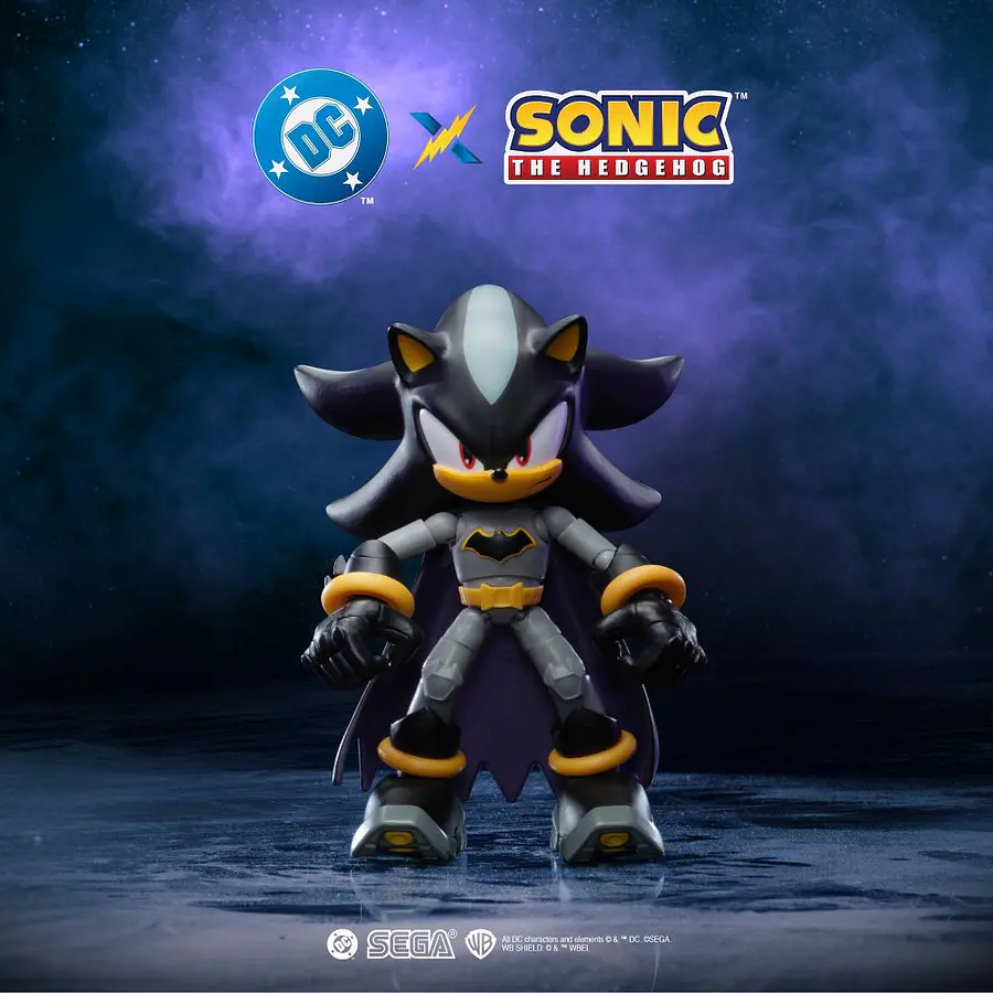 DC X Sonic the Hedgehog 5” Shadow as Batman Action Figure (Wave 2) Exclusive 4