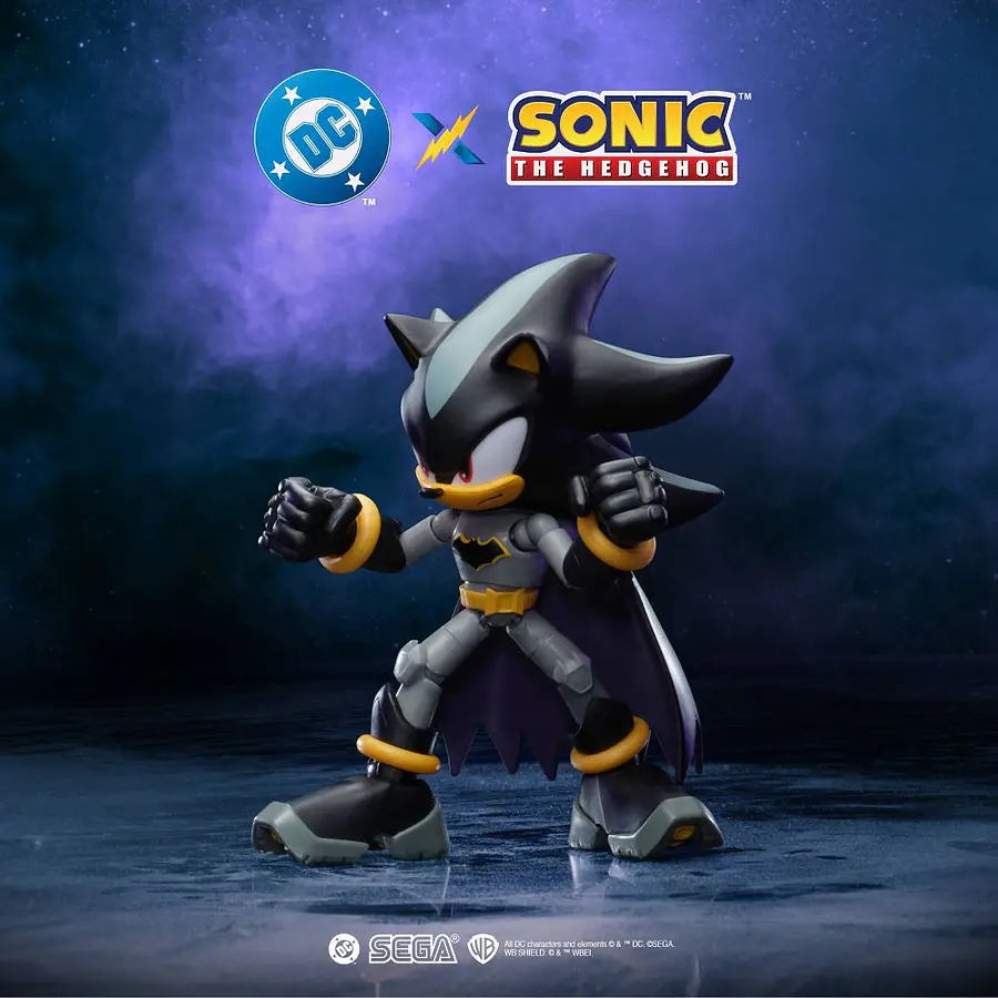 DC X Sonic the Hedgehog 5” Shadow as Batman Action Figure (Wave 2) Exclusive 5