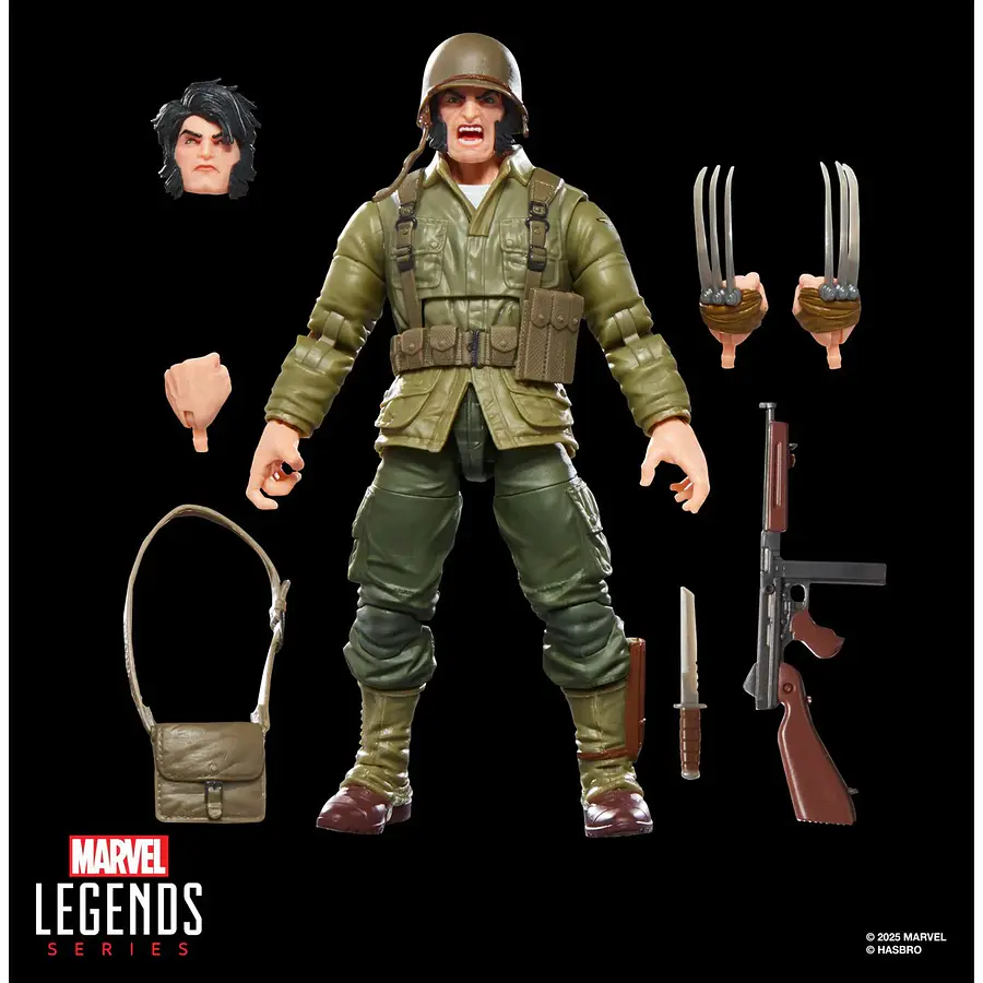 Marvel Legends Series Wolverine (WWII Logan) X-Men Comics WOVG0820 2