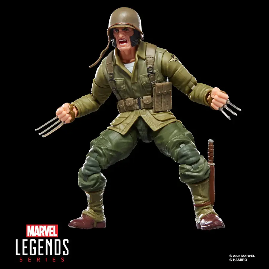Marvel Legends Series Wolverine (WWII Logan) X-Men Comics WOVG0820 7