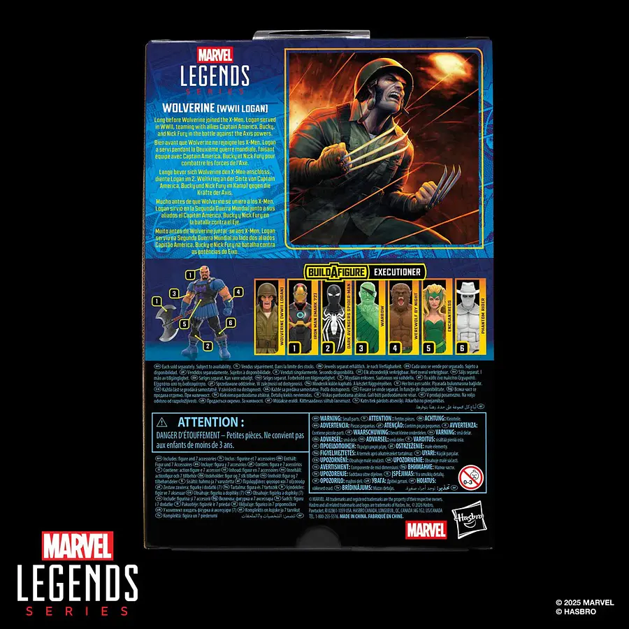 Marvel Legends Series Wolverine (WWII Logan) X-Men Comics WOVG0820 10