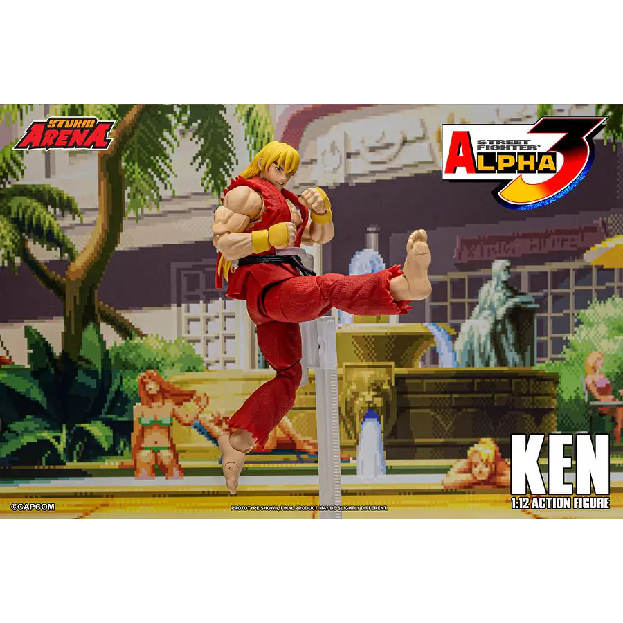 Street Fighter Alpha 3 Storm Arena Ken 1/12 Scale Action Figure (Restock) 3