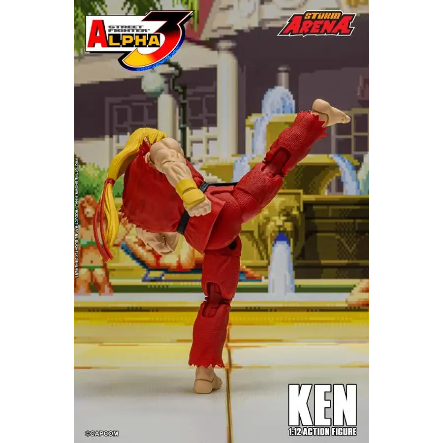 Street Fighter Alpha 3 Storm Arena Ken 1/12 Scale Action Figure (Restock) 4
