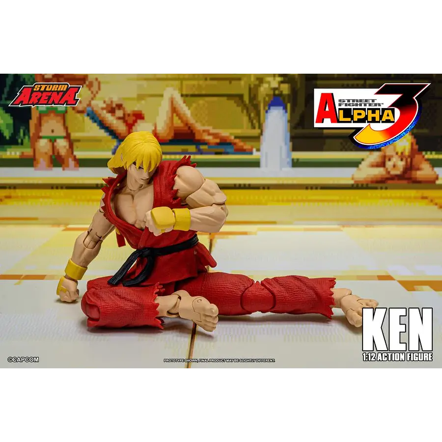 Street Fighter Alpha 3 Storm Arena Ken 1/12 Scale Action Figure (Restock) 6