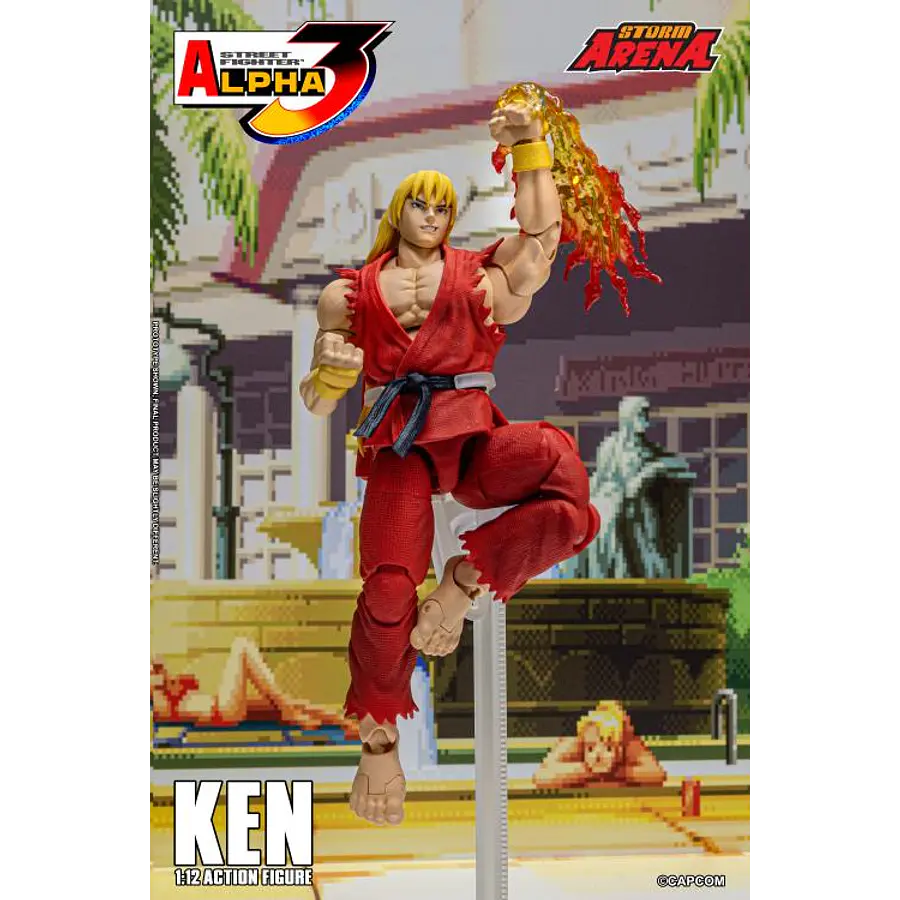 Street Fighter Alpha 3 Storm Arena Ken 1/12 Scale Action Figure (Restock) 7