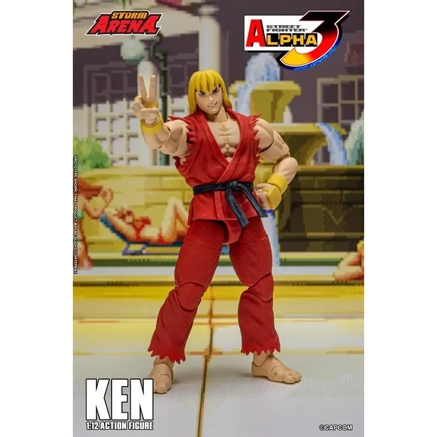 Street Fighter Alpha 3 Storm Arena Ken 1/12 Scale Action Figure (Restock) 1