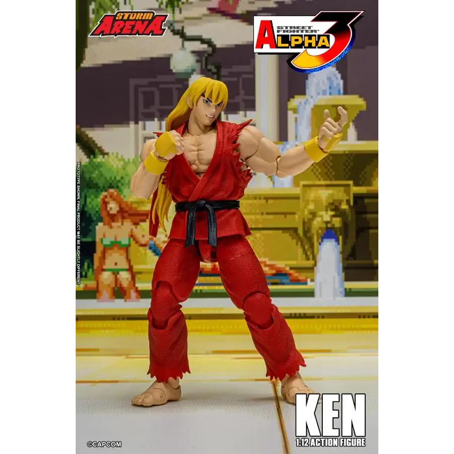 Street Fighter Alpha 3 Storm Arena Ken 1/12 Scale Action Figure (Restock) 10