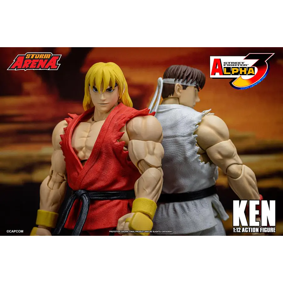 Street Fighter Alpha 3 Storm Arena Ken 1/12 Scale Action Figure (Restock) 11