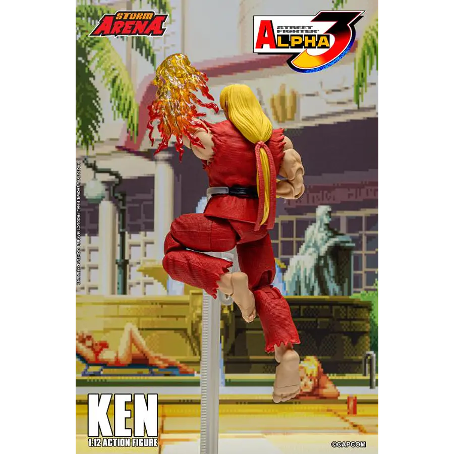 Street Fighter Alpha 3 Storm Arena Ken 1/12 Scale Action Figure (Restock) 14