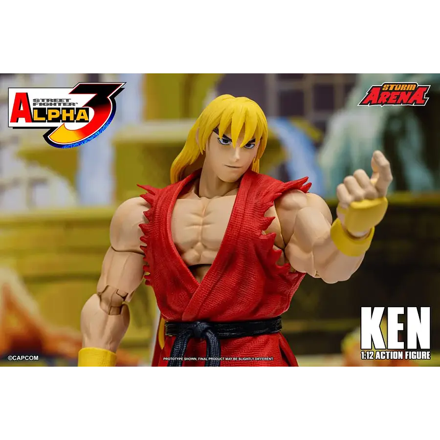 Street Fighter Alpha 3 Storm Arena Ken 1/12 Scale Action Figure (Restock) 15