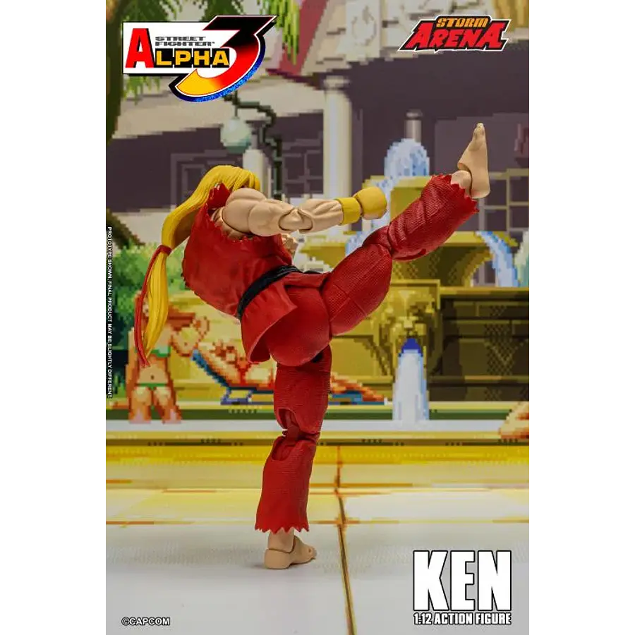 Street Fighter Alpha 3 Storm Arena Ken 1/12 Scale Action Figure (Restock) 17